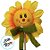 Pick Decorativo de Festa Junina - Flor Sorriso - Laço Verde - 39cm - 1 unidade - Rizzo - Imagem 2