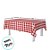 Toalha de Mesa de Plástico - Xadrez - Vermelho - 1,37x1,83m - 1 unidade - Rizzo - Imagem 3