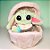 Pelúcia Baby Fruit - Grogu - Star Wars - 20cm - Disney Original - 1 unidade - Zonacriativa - Rizzo - Imagem 1