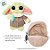 Pelúcia Baby Fruit - Grogu - Star Wars - 20cm - Disney Original - 1 unidade - Zonacriativa - Rizzo - Imagem 2