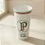 Copo de Plástico -  Palmeiras -  Palestra Italia - Branco - 700mL - 1 unidade - Plasútil - Rizzo - Imagem 1