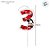 Vela Pick - Mickey Mouse Nº3 - 13cm - Disney Original - 1 unidade - Regina - Rizzo - Imagem 3