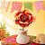 Pick Decorativo de Festa Junina - Flor Chita - Laranja - 24cm - 1 unidade - Cromus - Rizzo - Imagem 1
