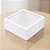 Caixa de Papel Rígido Quadrada com Imã e Visor - Branco - M 26x26x12cm - 1 unidade - Cromus - Rizzo - Imagem 1