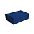 Caixa de Papel Rígido Retangular com Imã - Azul Escuro - P 24,5x17,5x8cm - 1 unidade - Cromus - Rizzo - Imagem 2