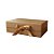 Caixa de Papel Rígido Retangular com Imã e Fita - Ouro Chique - G 33x25x12cm - 1 unidade - Rizzo - Imagem 2