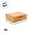 Caixa de Papel Rígido Retangular com Alça - Kraft - GG 38x28x11cm - 1 unidade - Cromus - Rizzo - Imagem 3