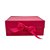 Caixa de Papel Rígido Retangular com Imã e Fita - Pink - P 20x18,2x8cm - 1 unidade - Rizzo - Imagem 2