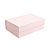 Caixa de Papel Rígido Retangular com Imã - Rosa Bebê - M 29x21x9cm - 1 unidade - Cromus - Rizzo - Imagem 2