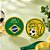 Porta Copo Redondo - Copa 2026 Vai Brasil - 9cm - 8 unidades - Festcolor - Rizzo - Imagem 1