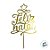 Topo de Bolo - Feliz Natal - Metalizado Dourado - 21,5cm - 1 unidade - Sonho Fino - Rizzo - Imagem 2