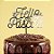 Topo de Bolo - Feliz Páscoa - Prata Espelhado - 18cm - 1 unidade - Sonho Fino - Rizzo - Imagem 1
