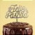 Topo de Bolo - Feliz Páscoa - Prata Metalizado - 18cm - 1 unidade - Sonho Fino - Rizzo - Imagem 1