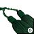 Tassel Decorativo Artesanal com Miçangas - Verde - 28cm - 1 unidade - Cromus - Rizzo - Imagem 2