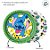 Prato de Papel Redondo - Stitch Na Copa - 18cm - Disney Original - 8 unidades - FestColor - Rizzo - Imagem 2