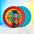 Prato Redondo de Papel - Toy Story 5 - Disney Original - 8 unidades - FestColor - Rizzo - Imagem 1