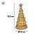 Mini Árvore de Natal Transparente com LED Amarelo - 15,5cm - 1 unidade - Rizzo - Imagem 3