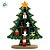 Enfeite de Madeira - Árvore de Natal Verde - 18x14cm - 1 unidade - Rizzo - Imagem 2