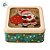 Lata de Natal de Metal - Papai Noel Com Saco de Presentes - 15,5cm - 1 unidade - Rizzo - Imagem 2