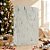 Sacola de Papel de Natal - Prata - 23cm - 1 unidade - Rizzo - Imagem 1