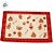 Jogo Americano de Natal - Bege Com Vermelho - 45x30cm - 1 unidade - Rizzo - Imagem 2