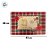 Jogo Americano de Natal - Feliz Natal e Boas Festas - Vermelho - 43x28cm - 1 unidade - Rizzo - Imagem 3