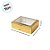 Caixa com Visor S19 (8,5cm x 12,5cm x 3,5cm) Dourada 10 unidades - Imagem 3