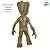 Boneco Articulado Groot - Guardiões da Galáxia - 45cm - Disney Original - 1 unidade - Mimo Toys - Rizzo - Imagem 5