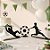 Kit Display Decorativo de Futebol em Madeira - Bola, Jogador e Goleiro - 30x24cm - 1 unidade - Rizzo - Imagem 1
