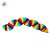 Guirlanda Margarida de Papel - Arco Iris - 1,60m - 1 unidade - ArtLille - Rizzo - Imagem 2
