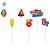 Pick Decorativo Para Doces - Arraiá Bão Demais - 11cm - 12 unidades - Cromus - Rizzo - Imagem 2
