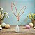 Pick Decorativo de Páscoa - Orelhas de Coelho Bege e Creme - 60cm - 1 unidade - FlorArte - Rizzo - Imagem 1
