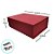 Caixa de Papel Rígido Retangular com Imã - Oxford Vermelho - G 33,5x24,5x10cm - 1 unidade - Cromus - Rizzo - Imagem 3