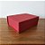 Caixa de Papel Rígido Retangular com Imã - Oxford Vermelho - M 29x21x9cm - 1 unidade - Cromus - Rizzo - Imagem 1
