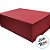 Caixa de Papel Rígido Retangular com Imã - Oxford Vermelho - M 29x21x9cm - 1 unidade - Cromus - Rizzo - Imagem 2