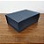 Caixa de Papel Rígido Retangular com Imã - Oxford Azul Marinho - M 29x21x9cm - 1 unidade - Cromus - Rizzo - Imagem 1