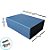 Caixa de Papel Rígido Retangular com Imã - Oxford Azul Marinho - P 24,5x17,5x8cm - 1 unidade - Cromus - Rizzo - Imagem 3