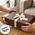 Caixa de Papel Rígido Retangular com Imã - Oxford Marrom - GG 38x28x11cm - 1 unidade - Cromus - Rizzo - Imagem 4