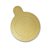 Base para Doce - Ouro - 8cm - 20 unidades - UltraFest - Imagem 1