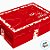 Caixa Retangular com Tampa - Amore - 27x10x21cm - 5 unidades - Regina - Rizzo - Imagem 2