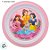 Prato de Melamina de Natal - Princesas - 21cm - Disney Original - 1 unidade - Cromus - Rizzo - Imagem 2
