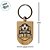 Chaveiro de Madeira - Papai Show De Bola - 3,2x8cm - 1 unidade - Rizzo - Imagem 3
