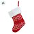Enfeite Para Pendurar de Natal - Bota Do Papai Noel Vermelho e Branco - 13x18cm - 1 unidade - Cromus - Rizzo - Imagem 4