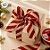 Fita Aramada Decorativa de Natal Veludo - Listras Vermelhas e Douradas Com Glitter -  4,57m - 1 unidade - Cromus - Rizzo - Imagem 2