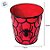 Balde de Pipoca - Homem Aranha 3D - Vermelho e Preto - 2l - Disney Original  - 2 unidades - Plasútil - Rizzo - Imagem 3