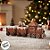 Trem Decorativo de Natal - Marrom e Branco - 8,5x17x5cm - 1 unidade - Cromus - Rizzo - Imagem 4