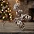 Pick Decorativo de Natal - Pinha Nevada - 11cm - 1 unidade - Cromus - Rizzo - Imagem 1