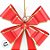 Enfeite para Pendurar de Natal - Laço Vermelho e Dourado de Metal - 21x14,5x2,5cm - 1 unidade - Cromus - Rizzo - Imagem 3