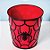Kit 10 Baldes de Pipoca - Homem Aranha 3D - Vermelho e Preto - 2l - Disney Original  - 1 unidade - Plasútil - Rizzo - Imagem 1