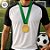 Medalha Dourada - Cordão Verde - 40cm - 1 unidade - Rizzo - Imagem 2